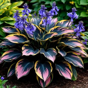 Хоста Пайн Эхо купить по цене от 699р. в интернет-магазине «Посадика» с доставкой почтой в в Щекиное и по всей России – [изображение №1].